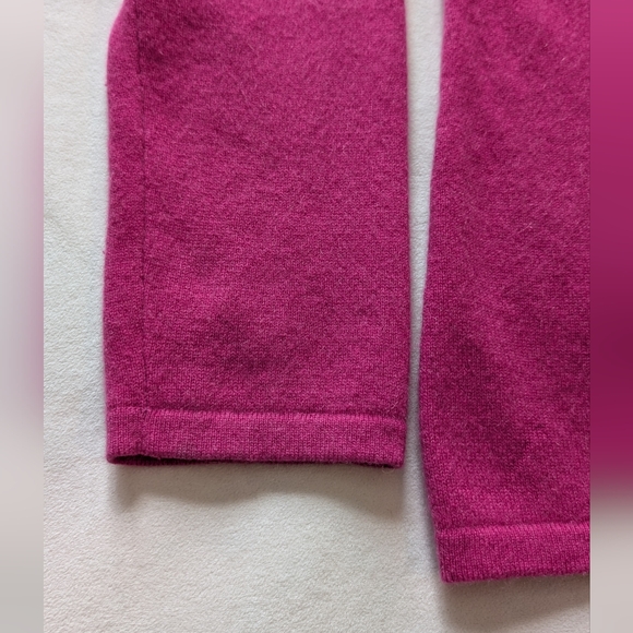 Lord & Taylor Women’s 100% Cashmere Turtleneck Sweater Pink Size XL - Picture 8 of 14